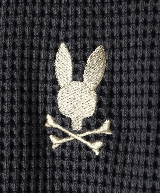 ツートンワッフル クルーネックスウェット