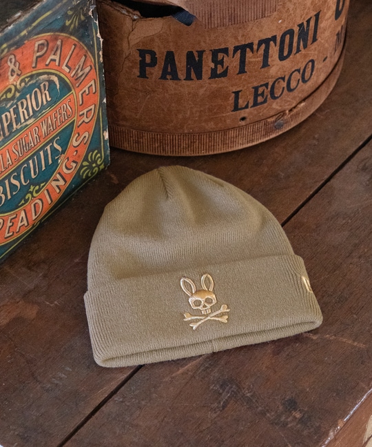 NEW ERA / Psycho Bunny ベーシックカフ ニットキャップ