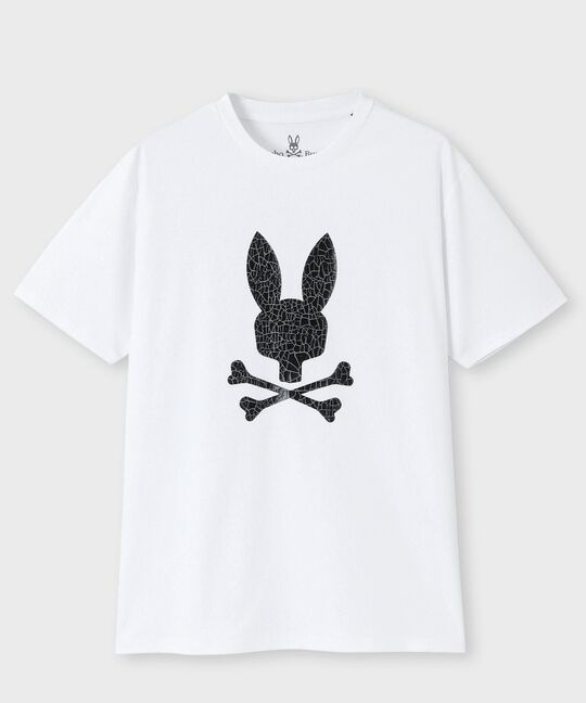 クラックプリント シルケットスムース Tシャツ