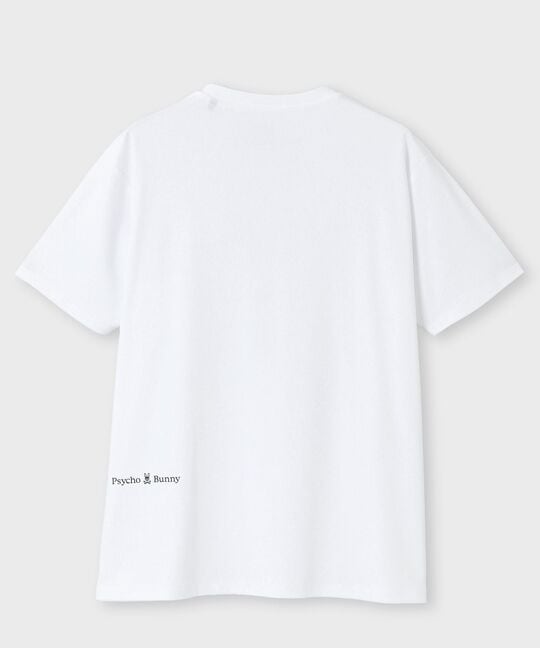 クラックプリント シルケットスムース Tシャツ