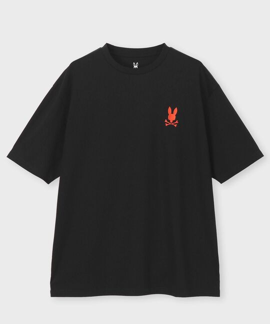 バックフォントロゴ シルケットスムース Tシャツ