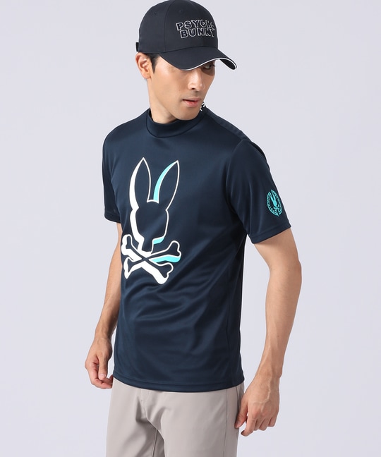 [GOLF]NEON BUNNY モックネック Tシャツ