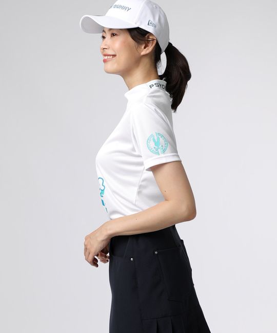 [GOLF][WOMEN]NEON BUNNY モックネック Tシャツ