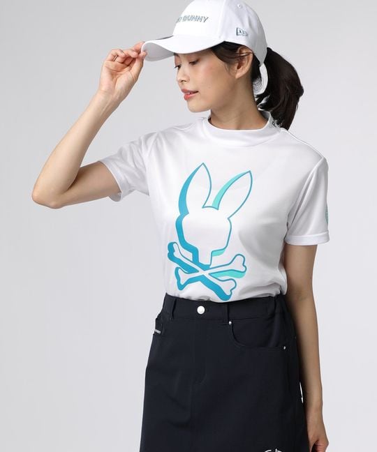 [GOLF][WOMEN]NEON BUNNY モックネック Tシャツ