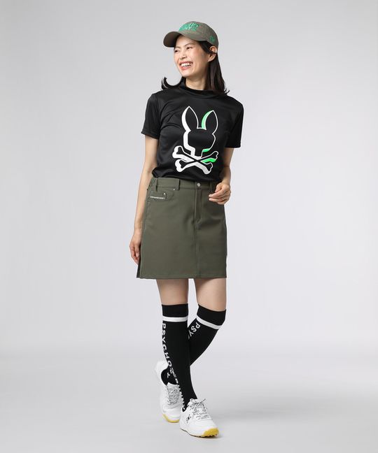 [GOLF][WOMEN]NEON BUNNY モックネック Tシャツ