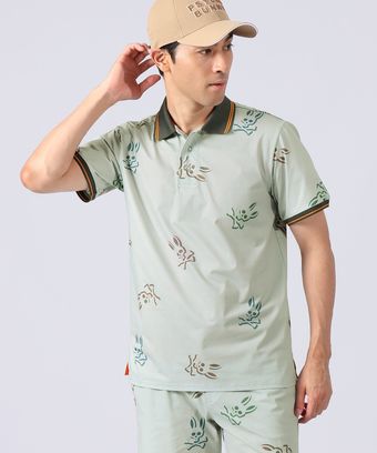 [GOLF]ネオンロゴパターン 　ポロシャツ