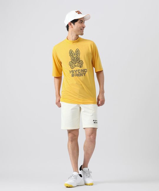 [GOLF]MAZEバニーリラックスフィット モックネック Tシャツ