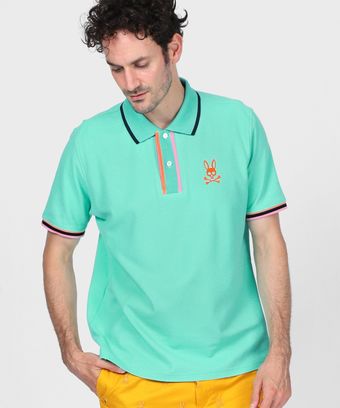 ピマコットン[CORBY]カラーライン 　ポロシャツ