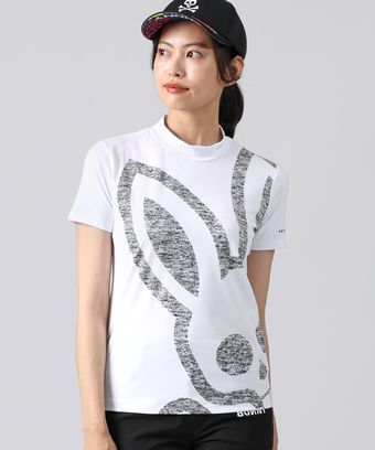 [GOLF][WOMEN] NEWビッグロゴ 半袖モックネック　 Tシャツ