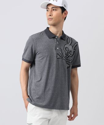 [GOLF] WAVY CHECK ビッグロゴ 半袖 　ポロシャツ