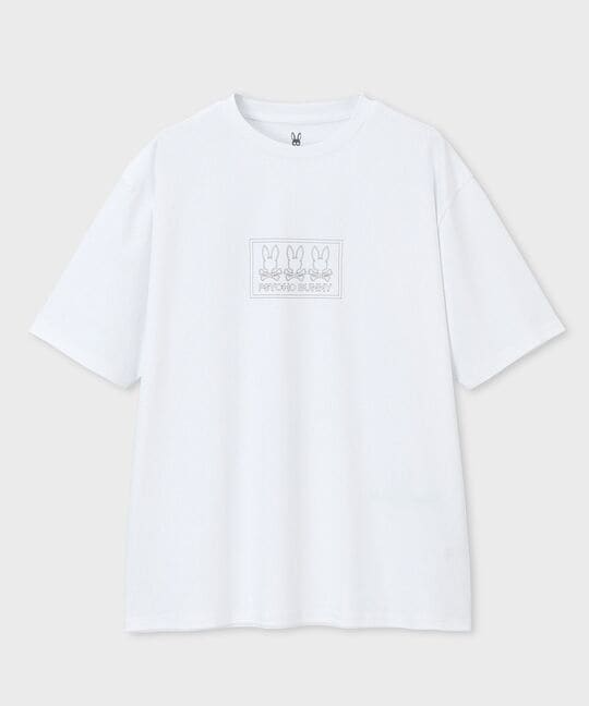 3BUNNY シルケットスムース Tシャツ