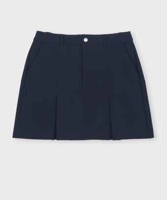 [GOLF] [WOMEN]2WAYストレッチツイル ボックスプリーツ 　スカート
