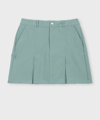 [GOLF] [WOMEN]2WAYストレッチツイル ボックスプリーツ 　スカート