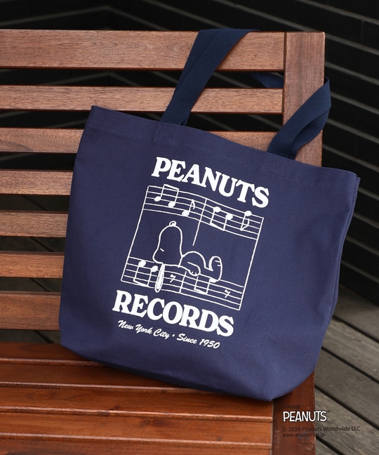 PEANUTS×Psycho Bunny キャンバス トートバッグ