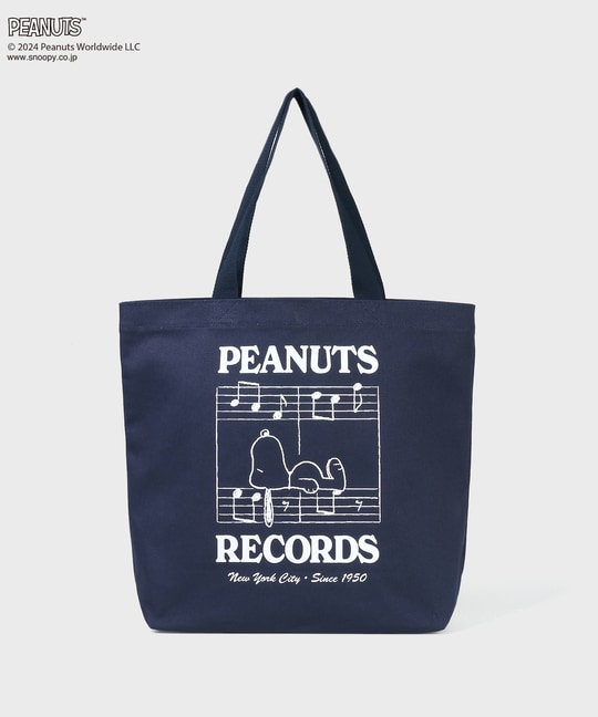 PEANUTS×Psycho Bunny キャンバス トートバッグ