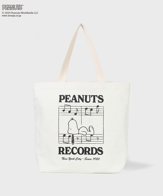 PEANUTS×Psycho Bunny キャンバス トートバッグ