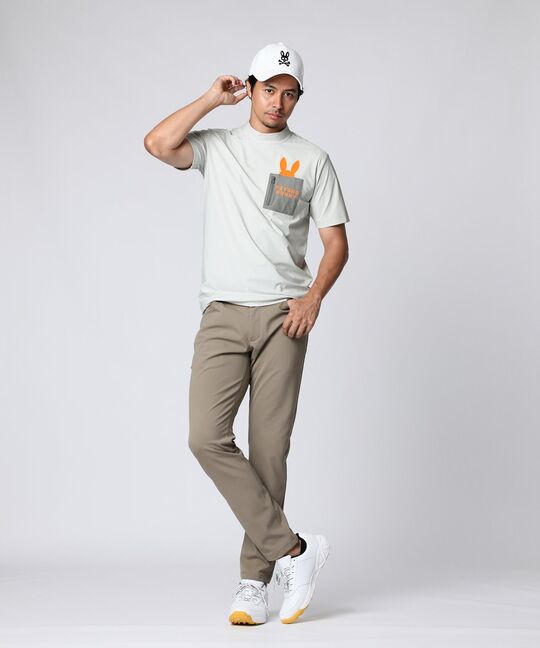 [GOLF] ポケットバニーモックネックTシャツ