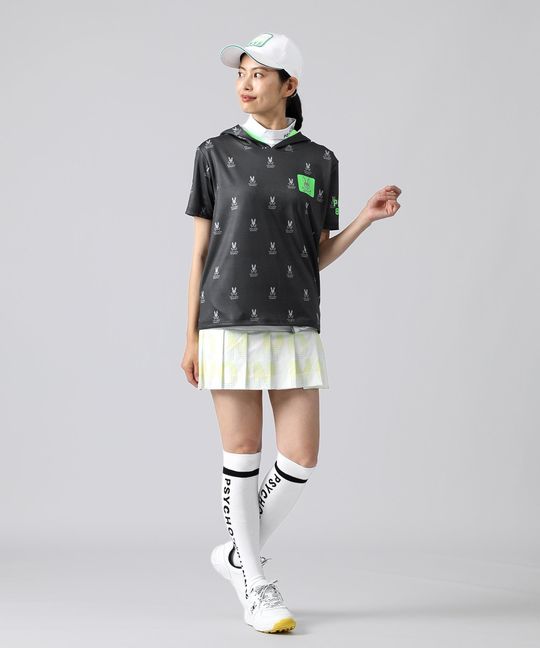 [GOLF][WOMEN] ロゴパターン 半袖フーディ