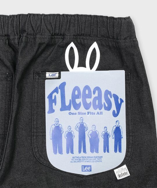 Lee × Psycho Bunny FLeeasy Narrow ブラックデニム