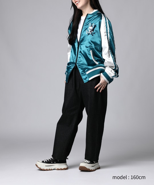 Lee × Psycho Bunny FLeeasy Narrow ブラックデニム