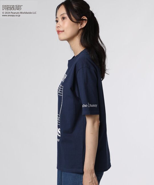 [WOMEN]PEANUTS×Psycho Bunny Tシャツ