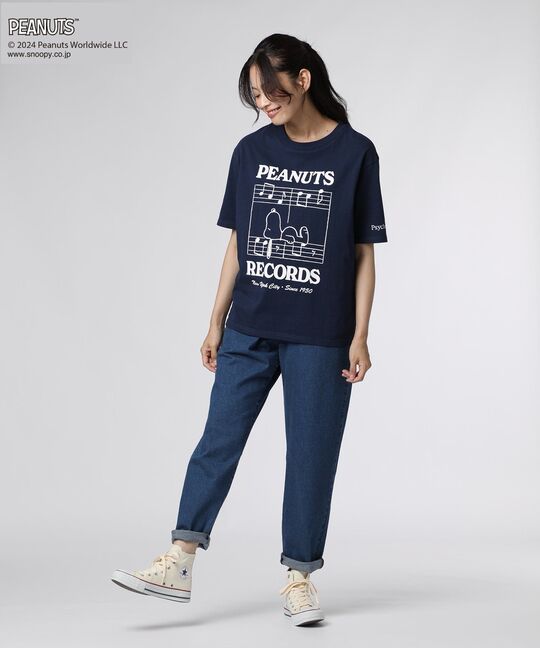 [WOMEN]PEANUTS×Psycho Bunny Tシャツ