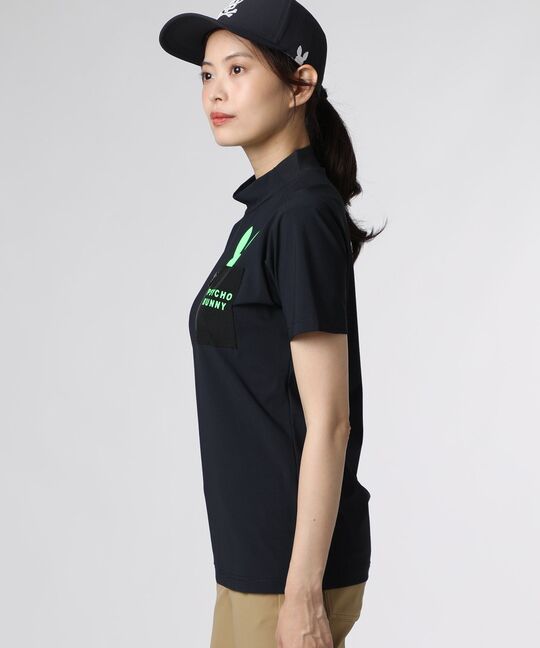 [GOLF] [WOMEN]ポケットバニーモックネックTシャツ