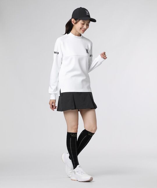 [GOLF] [WOMEN]2WAYストレッチツイル ボックスプリーツ スカート