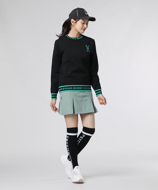 [GOLF] [WOMEN]ロゴジャガード ニット