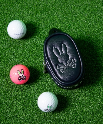 [GOLF]BUNNY　 ボールポーチ MONOGRAM