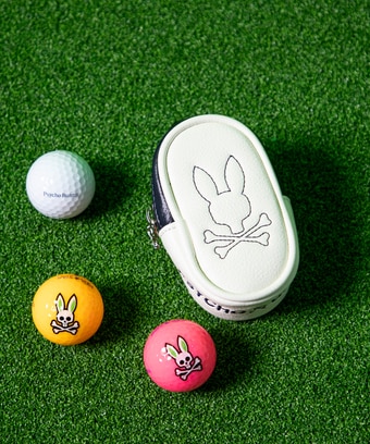 [GOLF]BUNNY　 ボールポーチ MONOGRAM