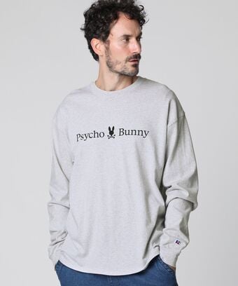 RUSSELL×Psycho Bunny コラボ 　ロングスリーブTシャツ